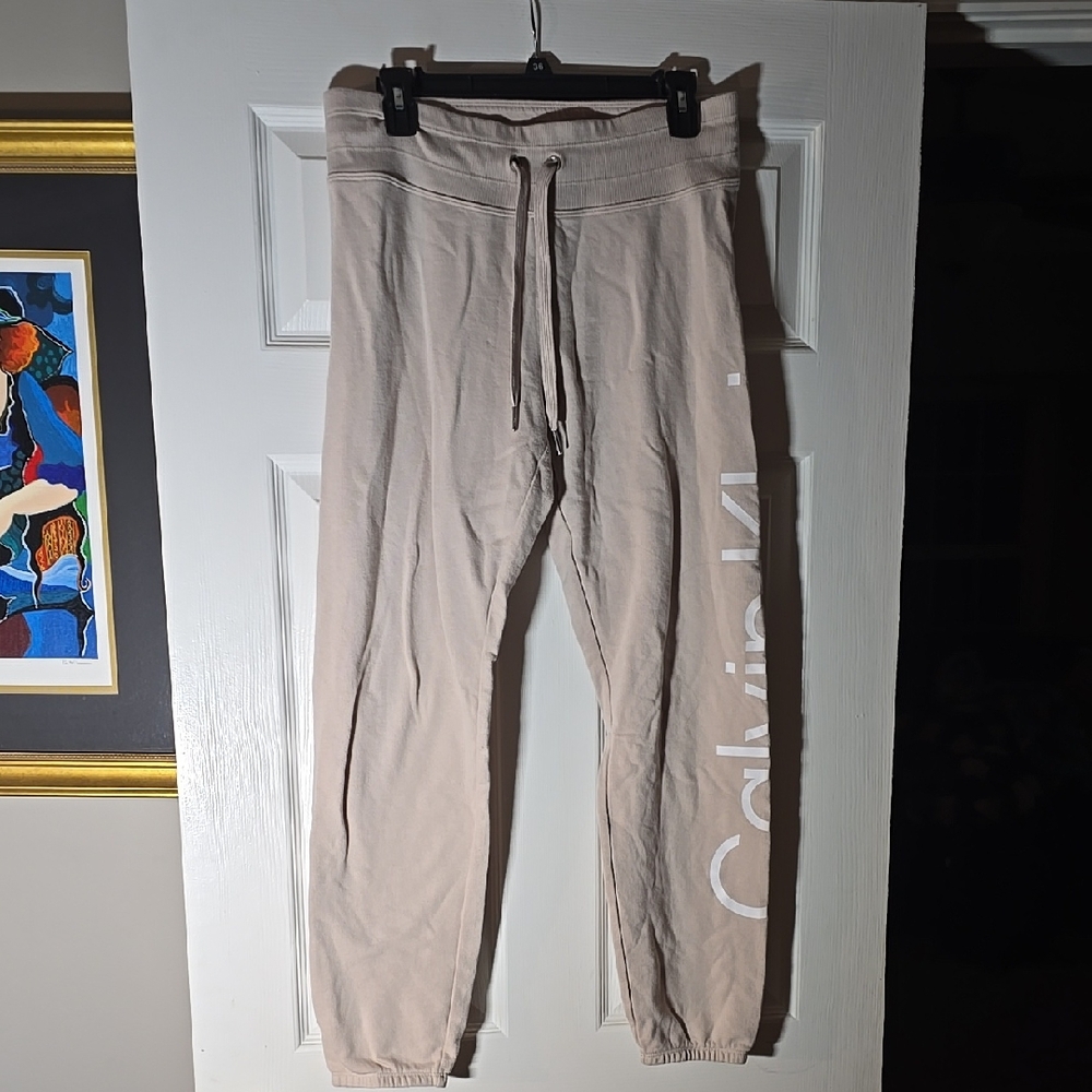 Calvin Klein Womens Tan Jogger Pants